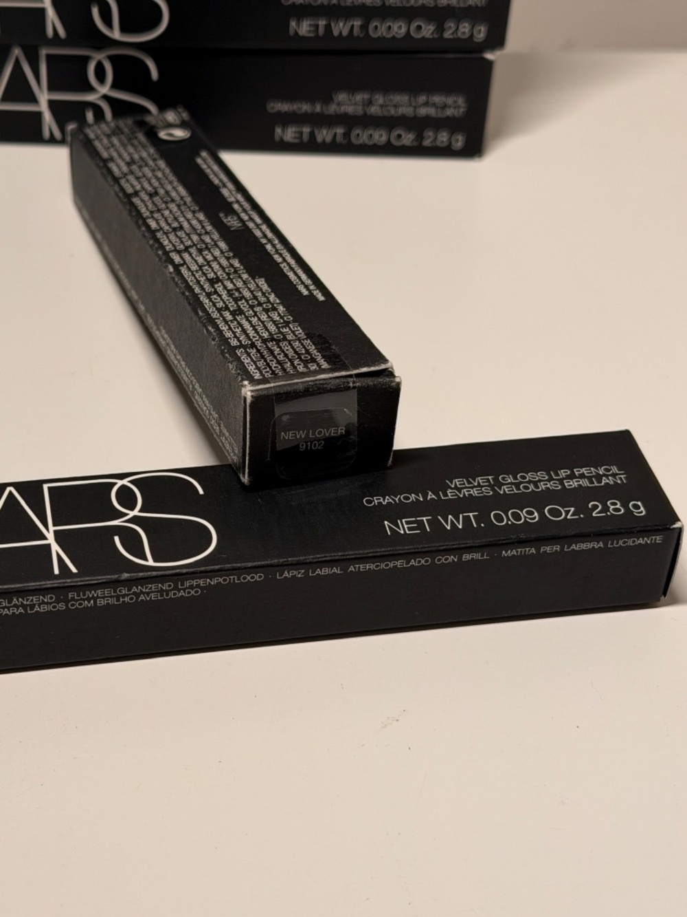 NEW RARE NARS Velvet Gloss Lip Pencil -NEW LOVER 9102 full size 2.8g HTF